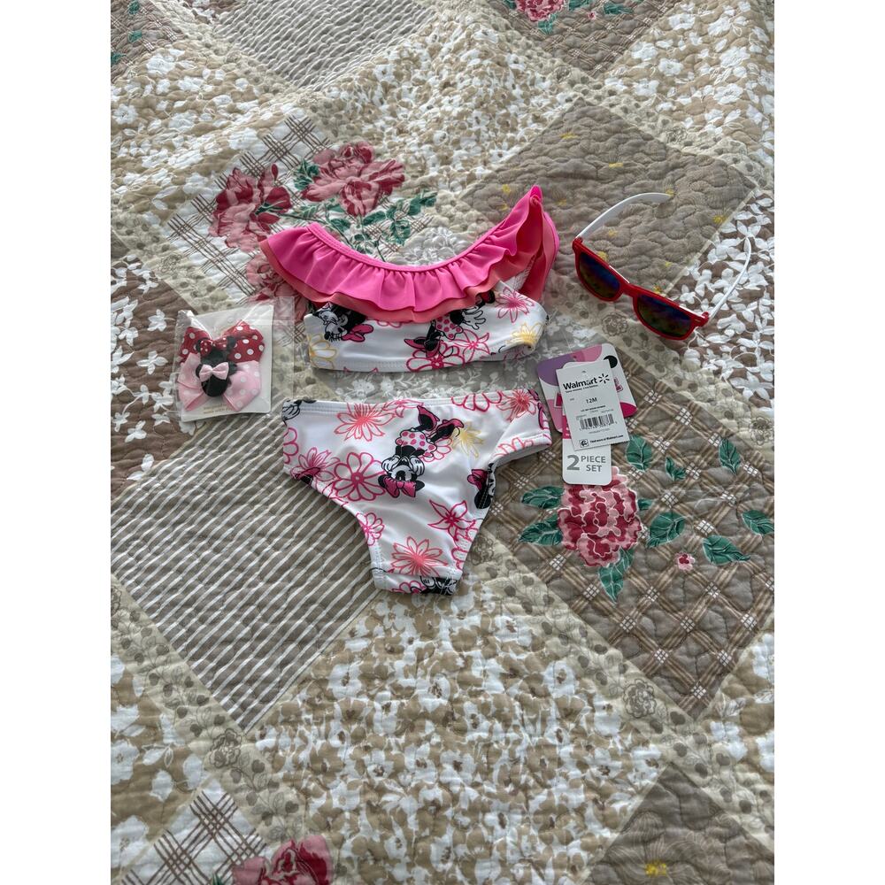 Disney NWT Baby 2-Piece Swim Set UPF 50+ - 12M Bundle